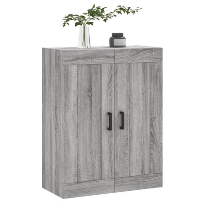 vidaXL Wall Mounted Cabinet Grey Sonoma 69.5x34x90 cm Engineered Wood 4