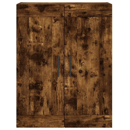 vidaXL Wall Mounted Cabinet Smoked Oak 69.5x34x90 cm Engineered Wood 6