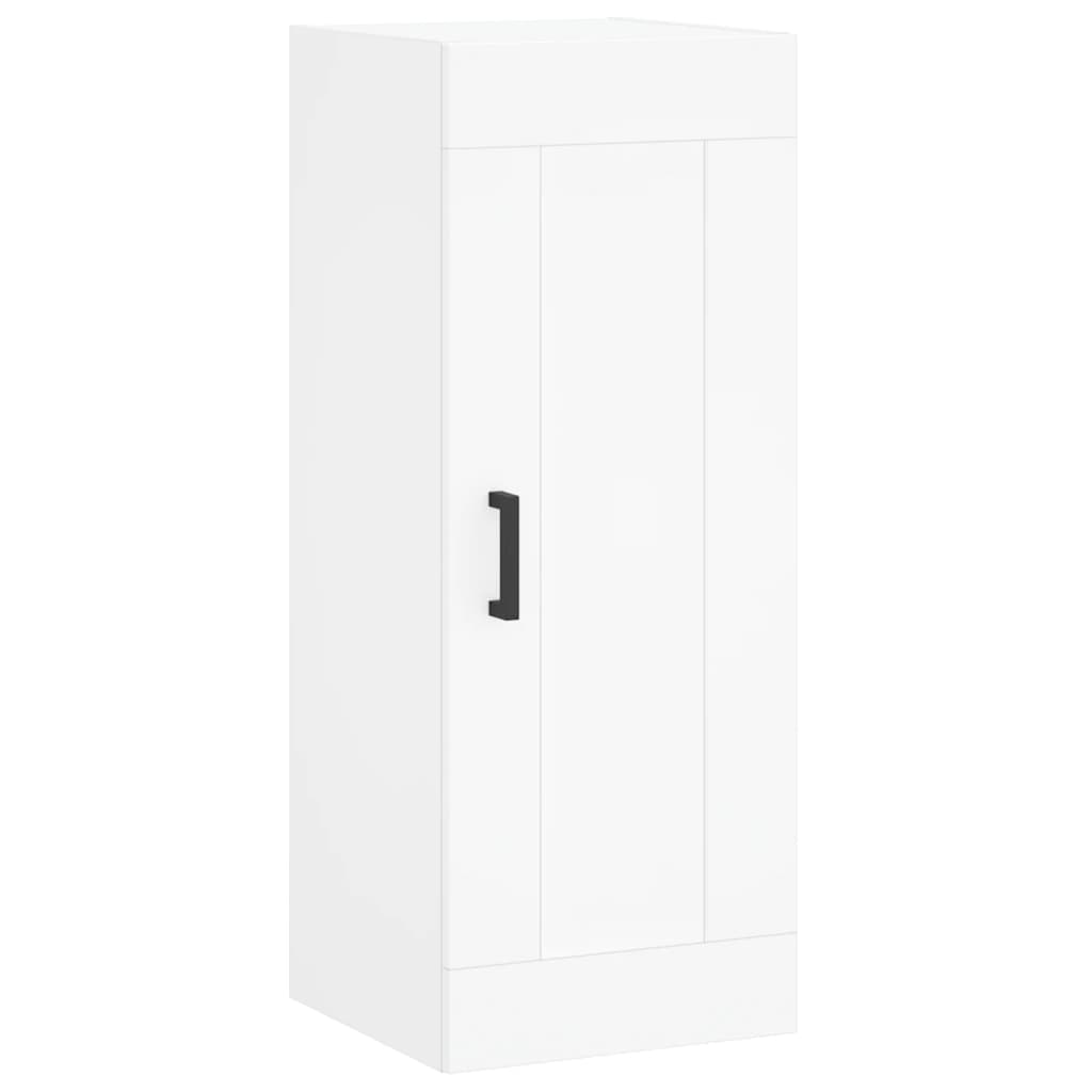 vidaXL Wall Mounted Cabinet White 34.5x34x90 cm Engineered Wood 2