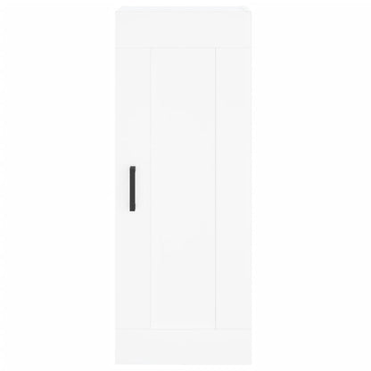 vidaXL Wall Mounted Cabinet White 34.5x34x90 cm Engineered Wood 6