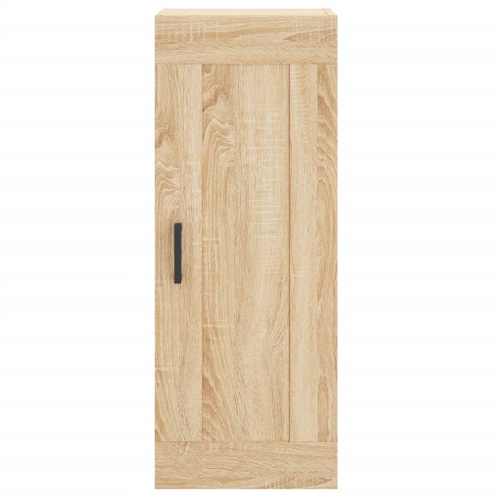 vidaXL Wall Mounted Cabinet Sonoma Oak 34.5x34x90 cm Engineered Wood 6