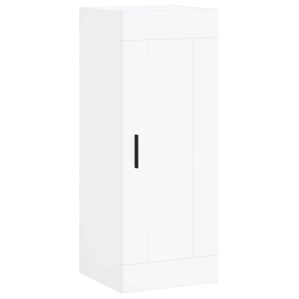 vidaXL Wall Mounted Cabinet White 34.5x34x90 cm Engineered Wood 2