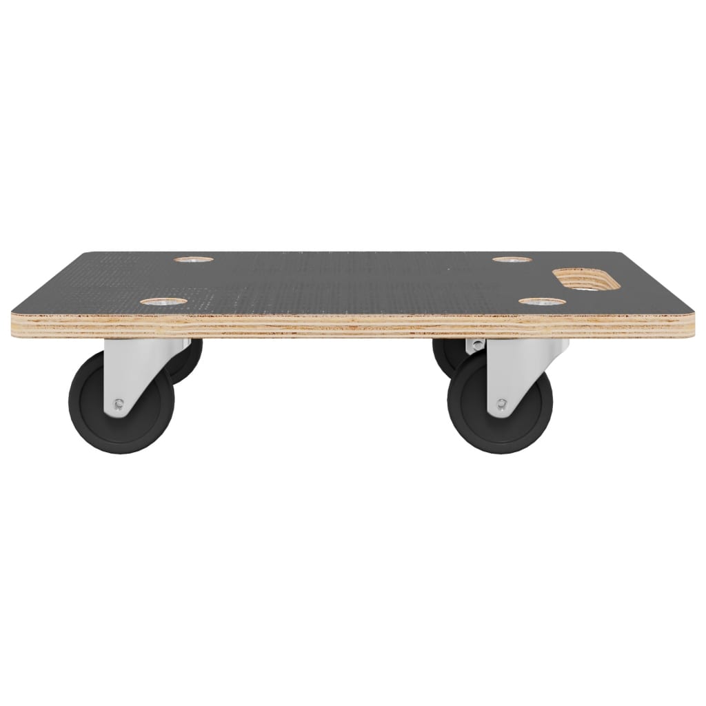vidaXL Transport Trolleys 2 pcs Rectangular 80x55x11.5 cm 4