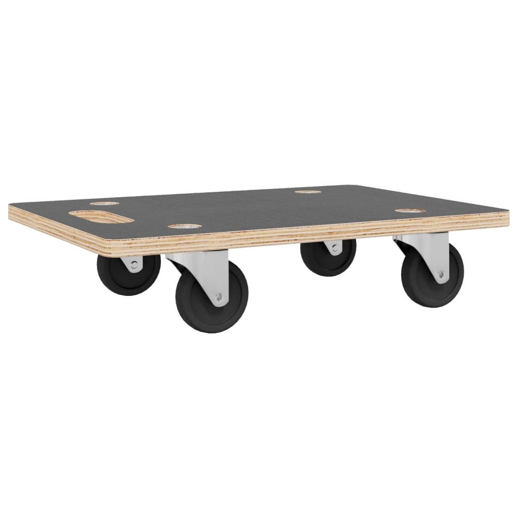 vidaXL Transport Trolleys 2 pcs Rectangular 80x55x11.5 cm 6