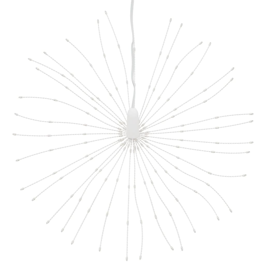 vidaXL Christmas Starburst Lights 140 LEDs 8 pcs Warm White 17 cm 5