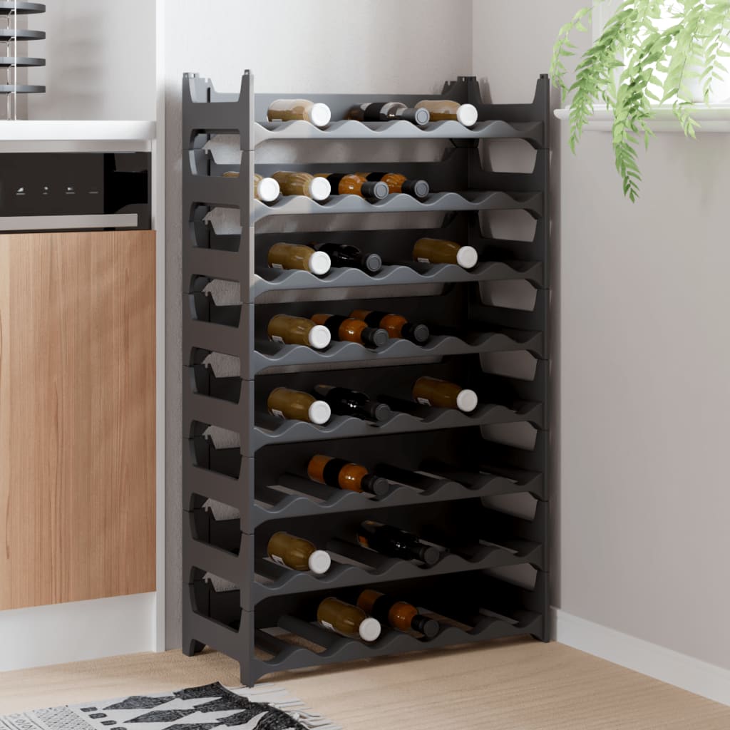 vidaXL Wine Rack for Bottles PP Stackable