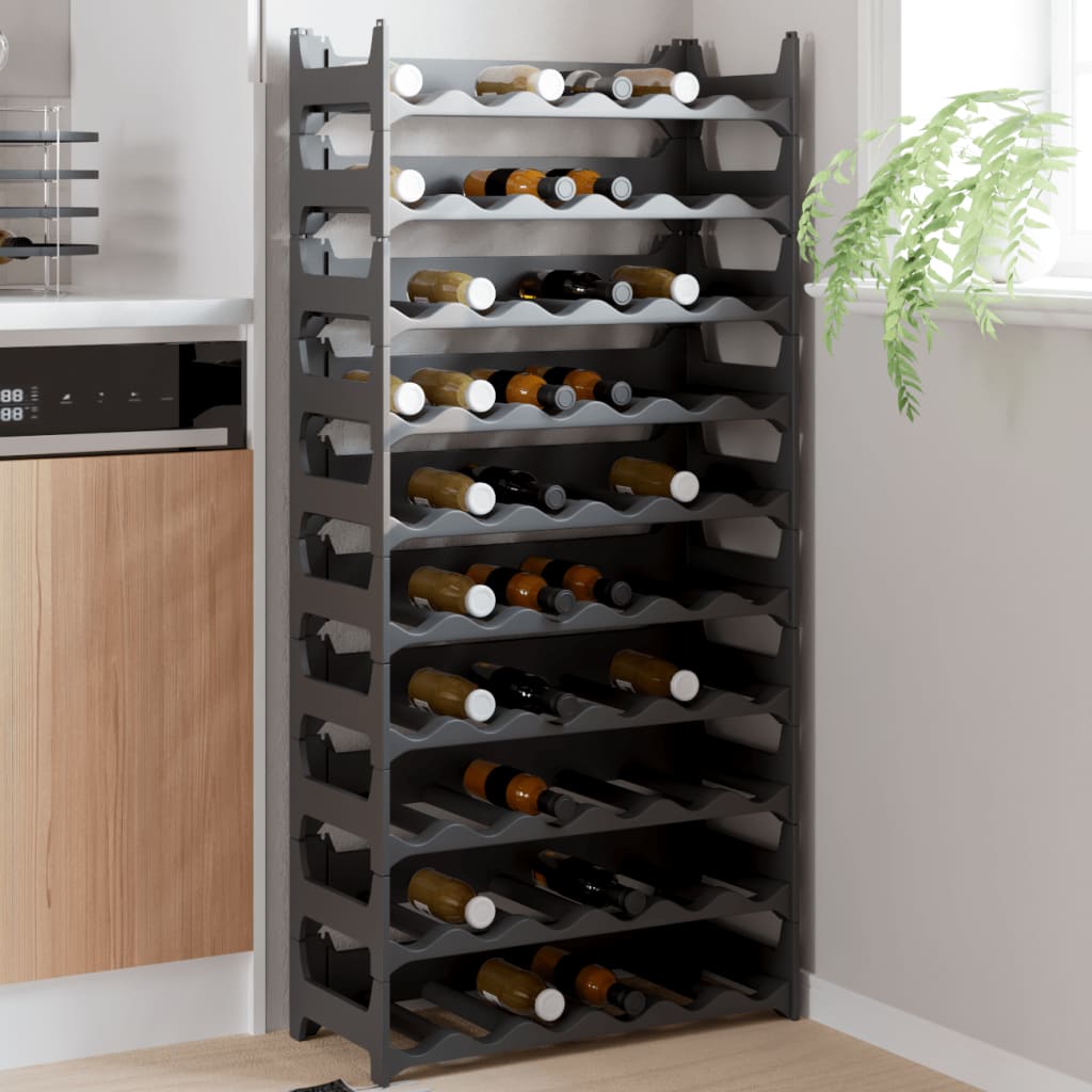 vidaXL Wine Rack for Bottles PP Stackable