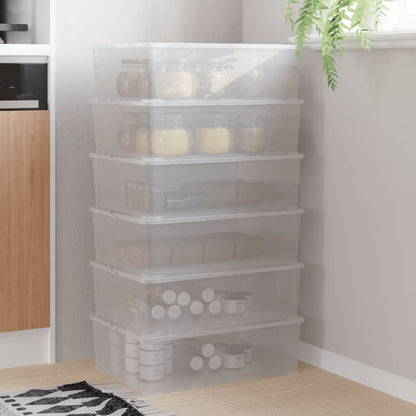 Plastic Storage Boxes Stackable 25 l