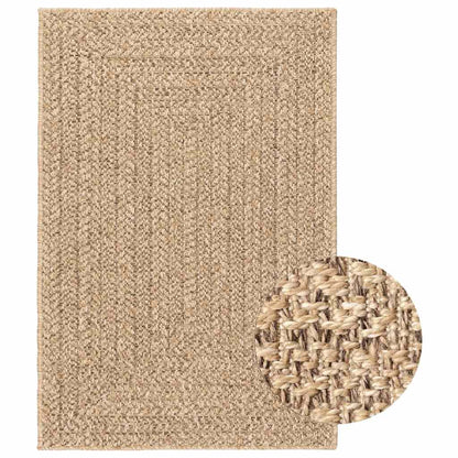 vidaXL Rug ZIZUR 120x170 cm Jute Look Indoor and Outdoor 1