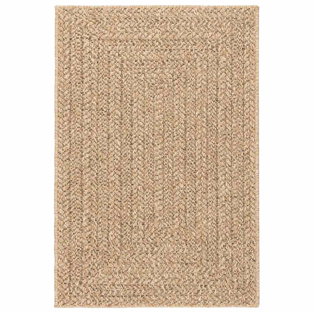 vidaXL Rug ZIZUR 120x170 cm Jute Look Indoor and Outdoor 3