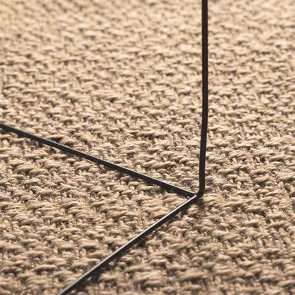 vidaXL Rug ZIZUR 120x170 cm Jute Look Indoor and Outdoor 4