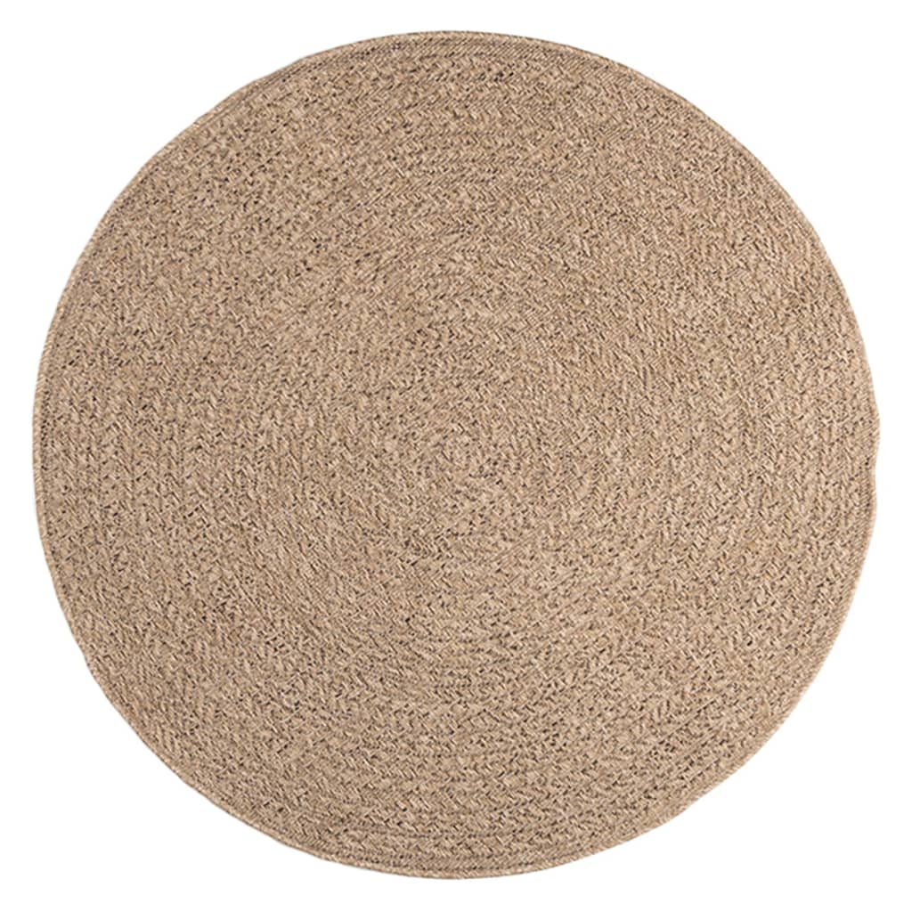 vidaXL Rug ZIZUR 120 cm Jute Look Indoor and Outdoor 3