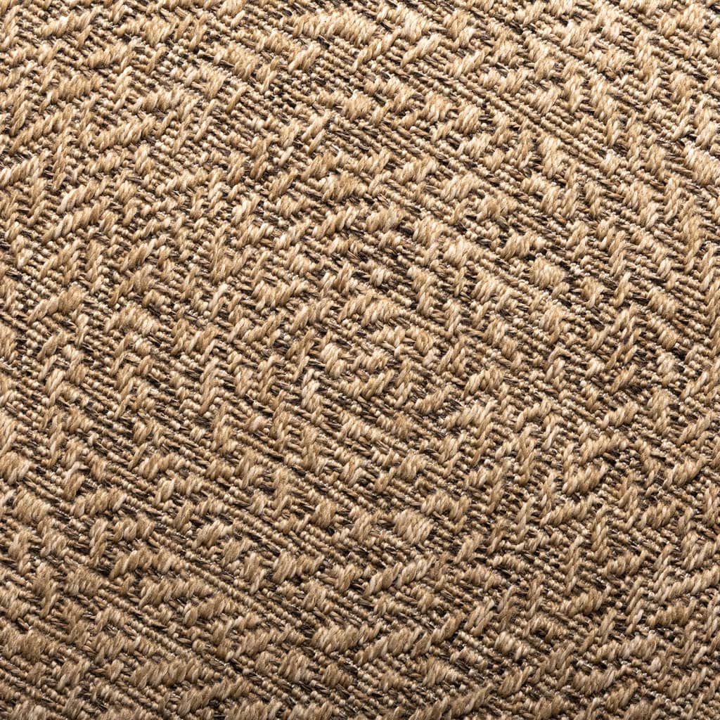 vidaXL Rug ZIZUR 120 cm Jute Look Indoor and Outdoor 5