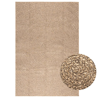 vidaXL Rug ZIZUR 140x200 cm Jute Look Indoor and Outdoor 1