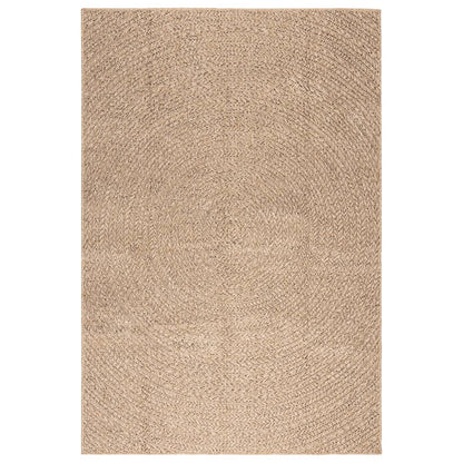 vidaXL Rug ZIZUR 140x200 cm Jute Look Indoor and Outdoor 3