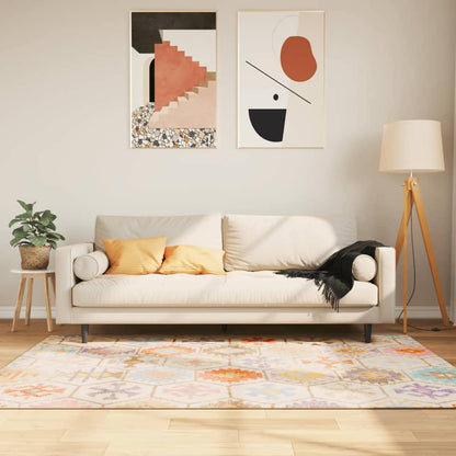 Rug Washable Multicolour Blue and White 160 x 230 cm