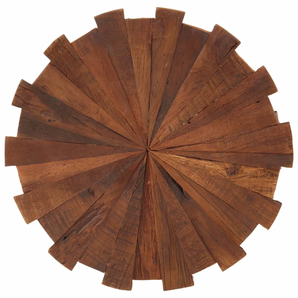 vidaXL Coffee Tables 2 pcs Solid Wood Reclaimed and Iron 4