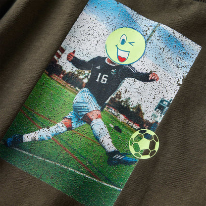 Kids' T-shirt with Long Sleeves 92 Khaki 104 (3-4y)