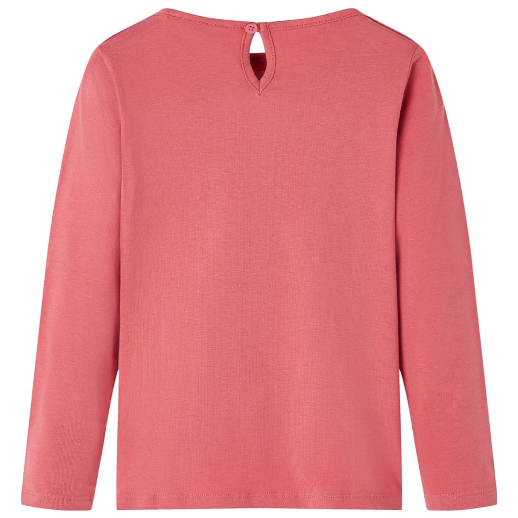 Kids' T-shirt with Long Sleeves Old 92 Pink 104 (3-4y)