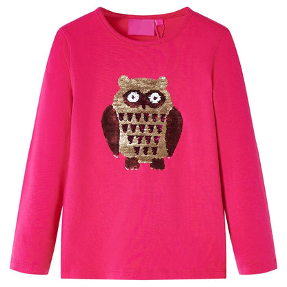 Kids' T-shirt with Long Sleeves 92 Pink 92 (1.5-2y)