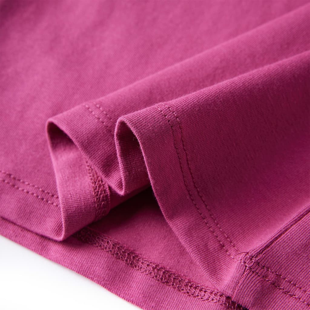 Kids' T-shirt with Long Sleeves 92 Raspberry