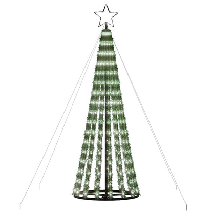 vidaXL LED Christmas Tree 275 LEDs Cold White 180 cm 3