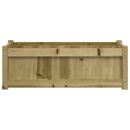 vidaXL Garden Planter 90x31x31 cm Impregnated Wood Pine 5