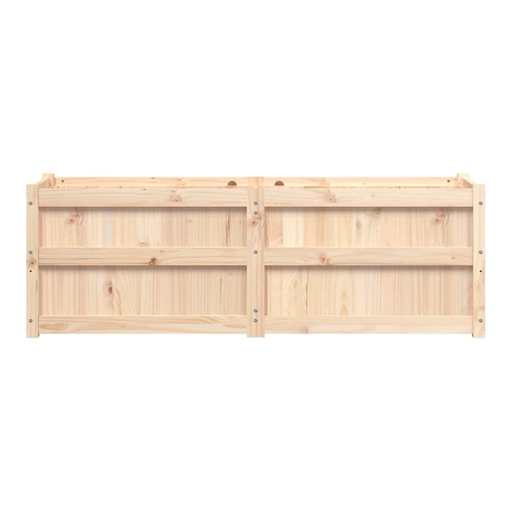 Garden Planter 150x50x50 cm Solid Wood Pine Natural pine