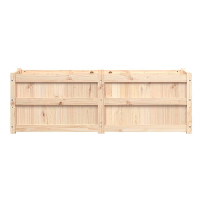 Garden Planter 150x50x50 cm Solid Wood Pine Natural pine