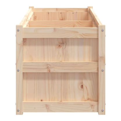 Garden Planter 150x50x50 cm Solid Wood Pine Natural pine