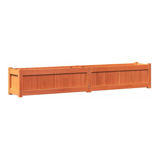 Garden Planters Solid Wood Pine Brown pine 1