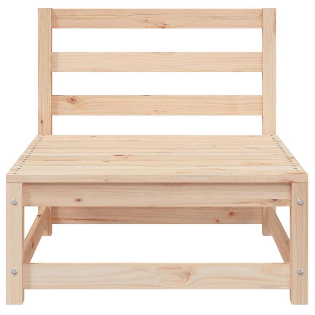 vidaXL Garden Sofa Armless 70x70x67 cm Solid Wood Pine 4
