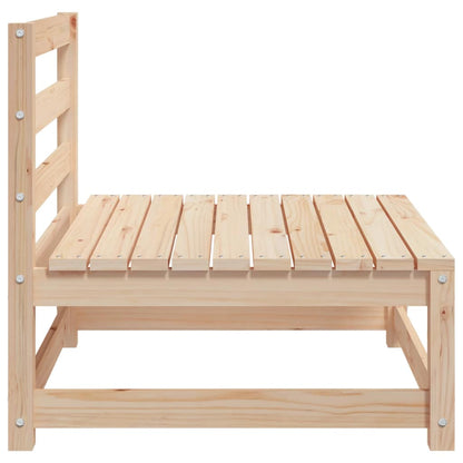 vidaXL Garden Sofa Armless 70x70x67 cm Solid Wood Pine 5