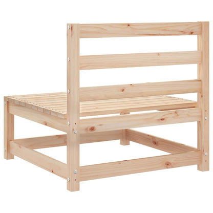 vidaXL Garden Sofa Armless 70x70x67 cm Solid Wood Pine 6