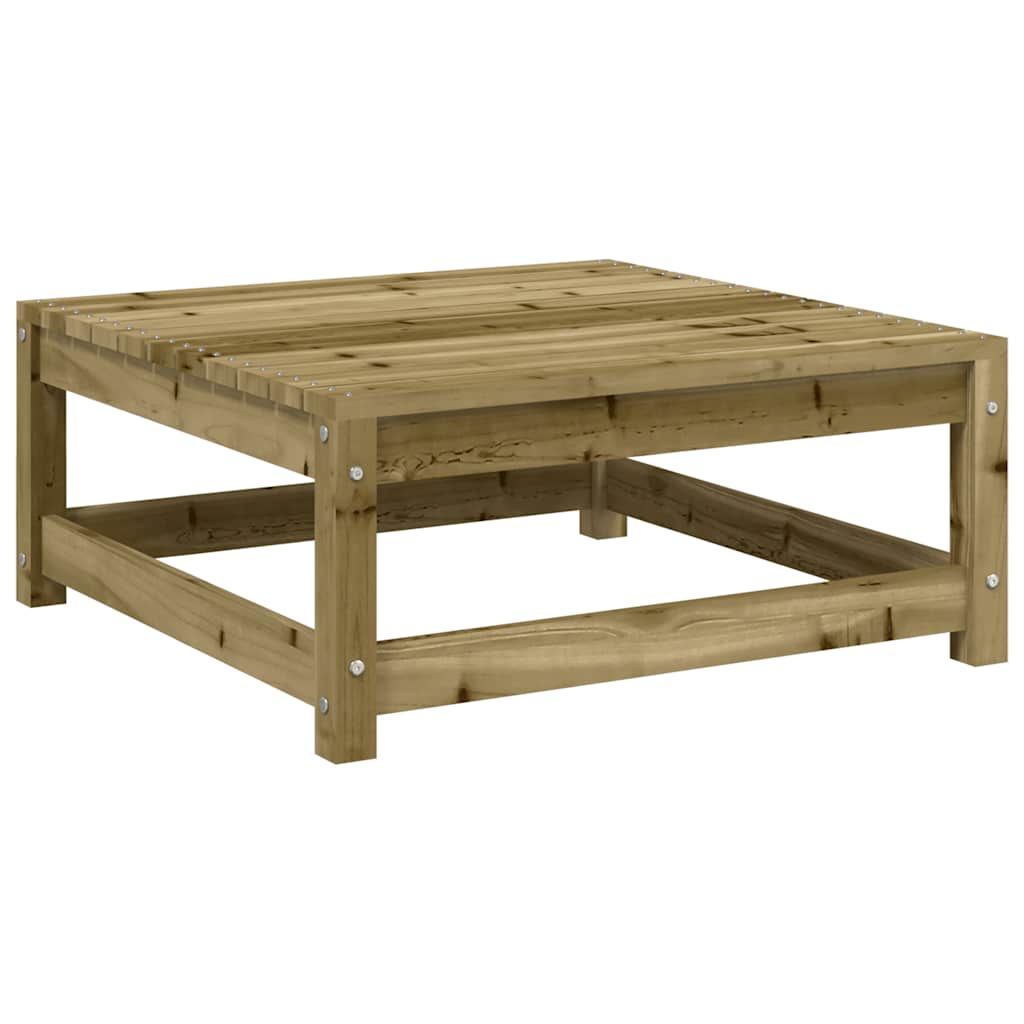 vidaXL Garden Footstool 70x70x30 cm Impregnated Wood Pine 2