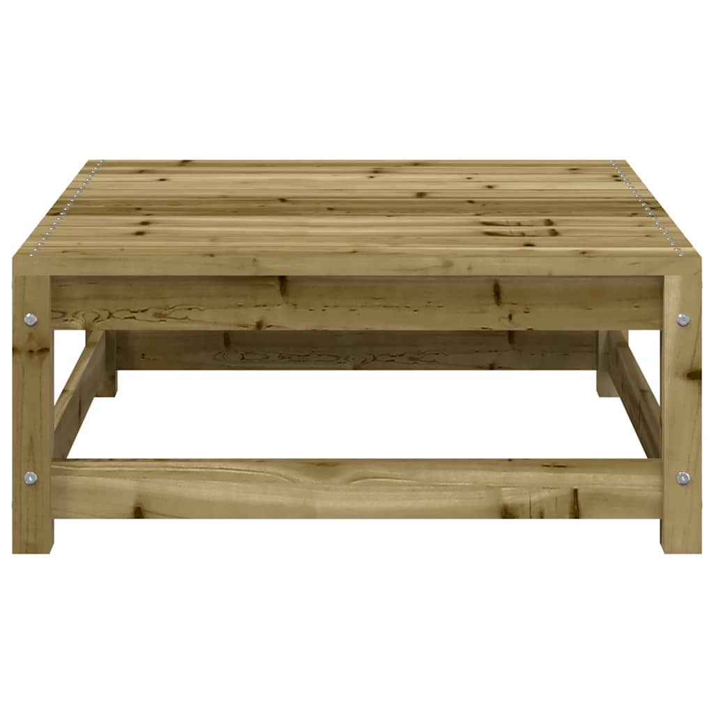 vidaXL Garden Footstool 70x70x30 cm Impregnated Wood Pine 4