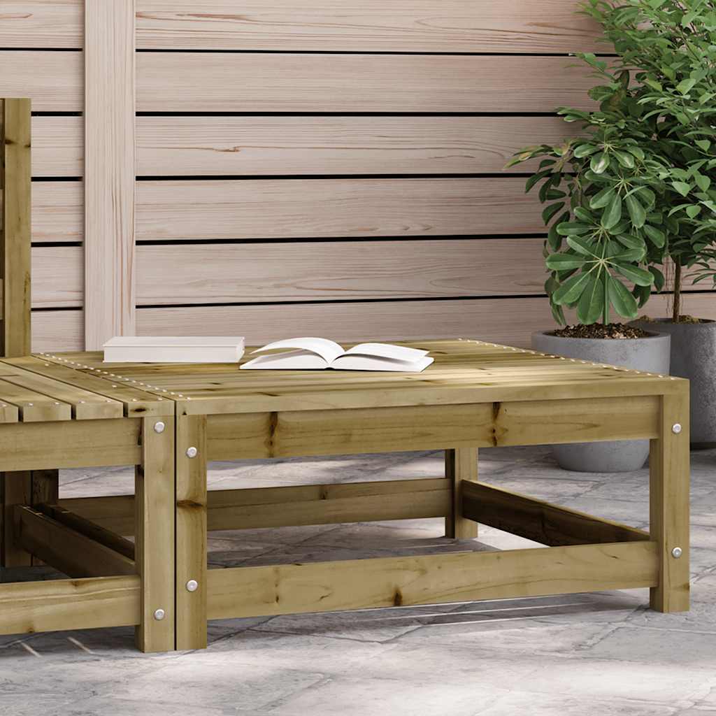 vidaXL Garden Footstool 70x70x30 cm Impregnated Wood Pine 1