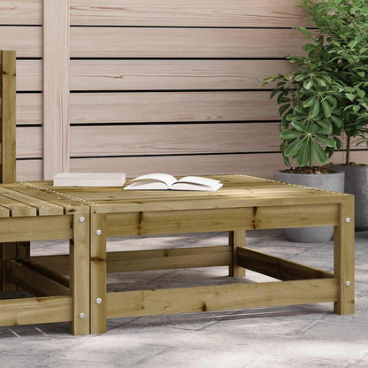 vidaXL Garden Footstool 70x70x30 cm Impregnated Wood Pine 1