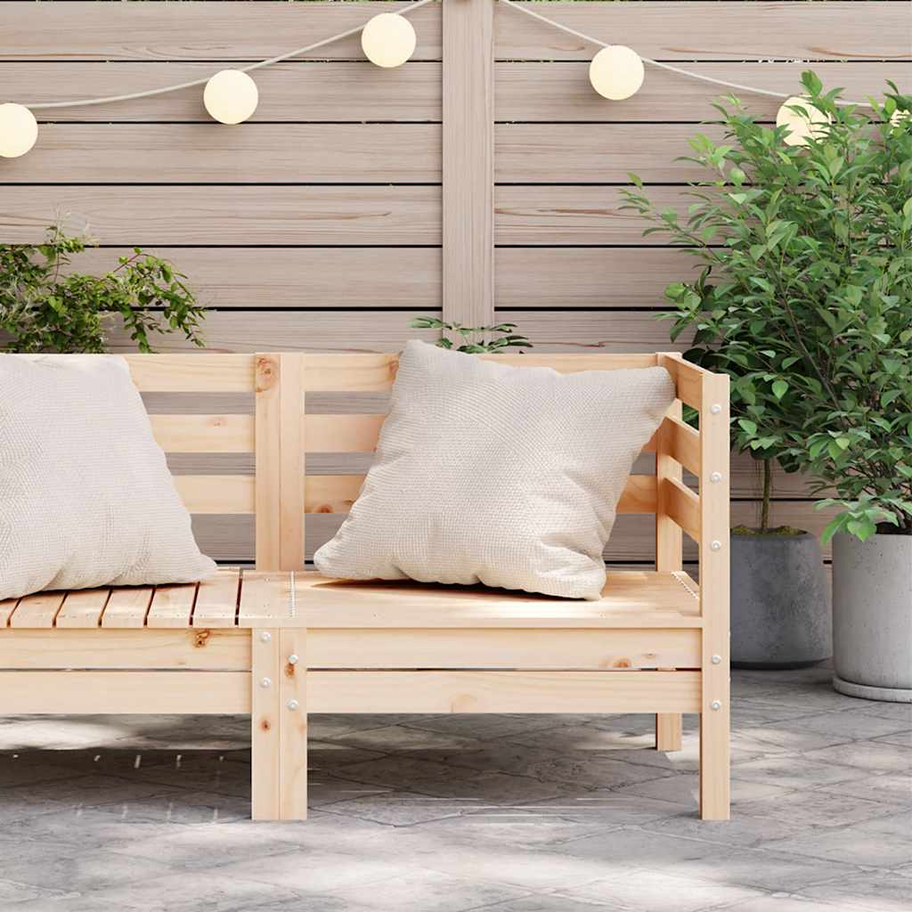 vidaXL Garden Sofa Corner Solid Wood Pine 3