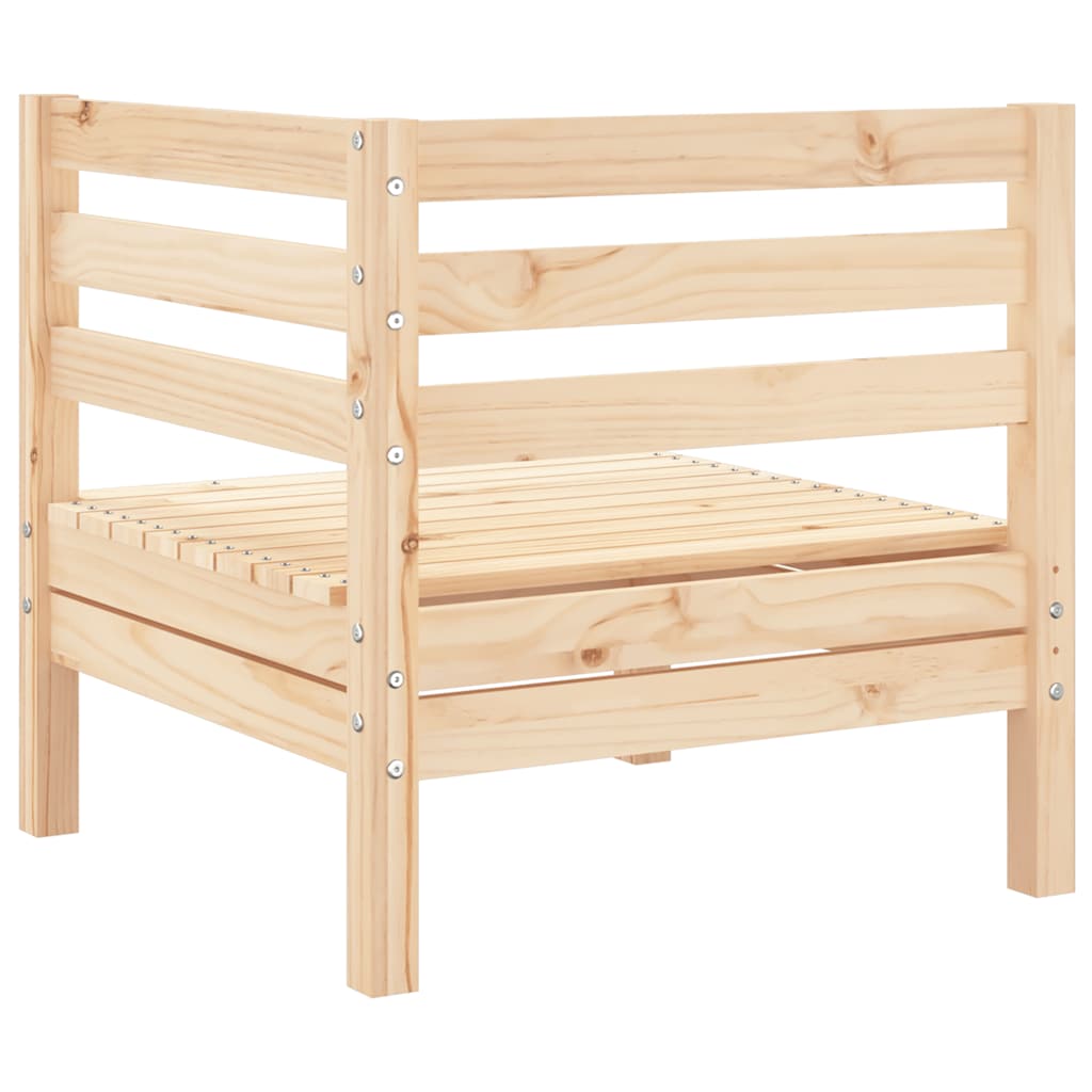 vidaXL Garden Sofa Corner Solid Wood Pine 6