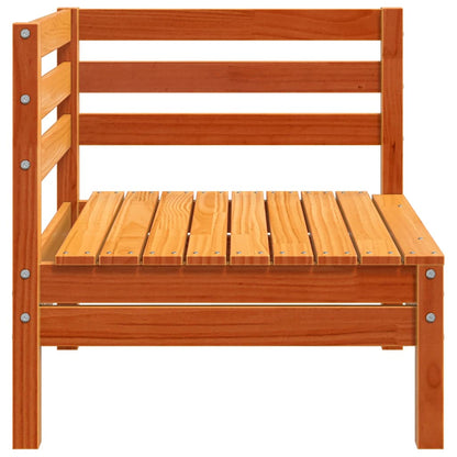 vidaXL Garden Sofa Corner Wax Brown Solid Wood Pine 5