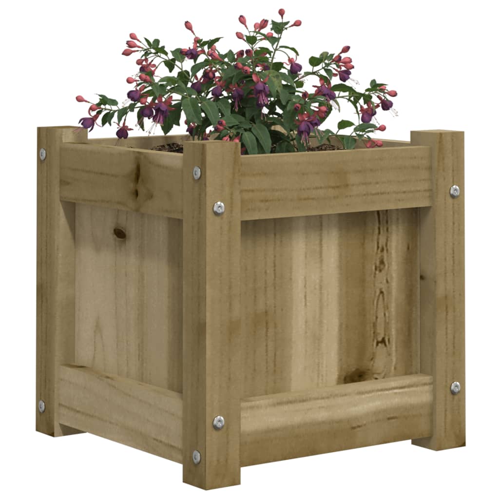 vidaXL Garden Planters 2 pcs Impregnated Wood Pine 4