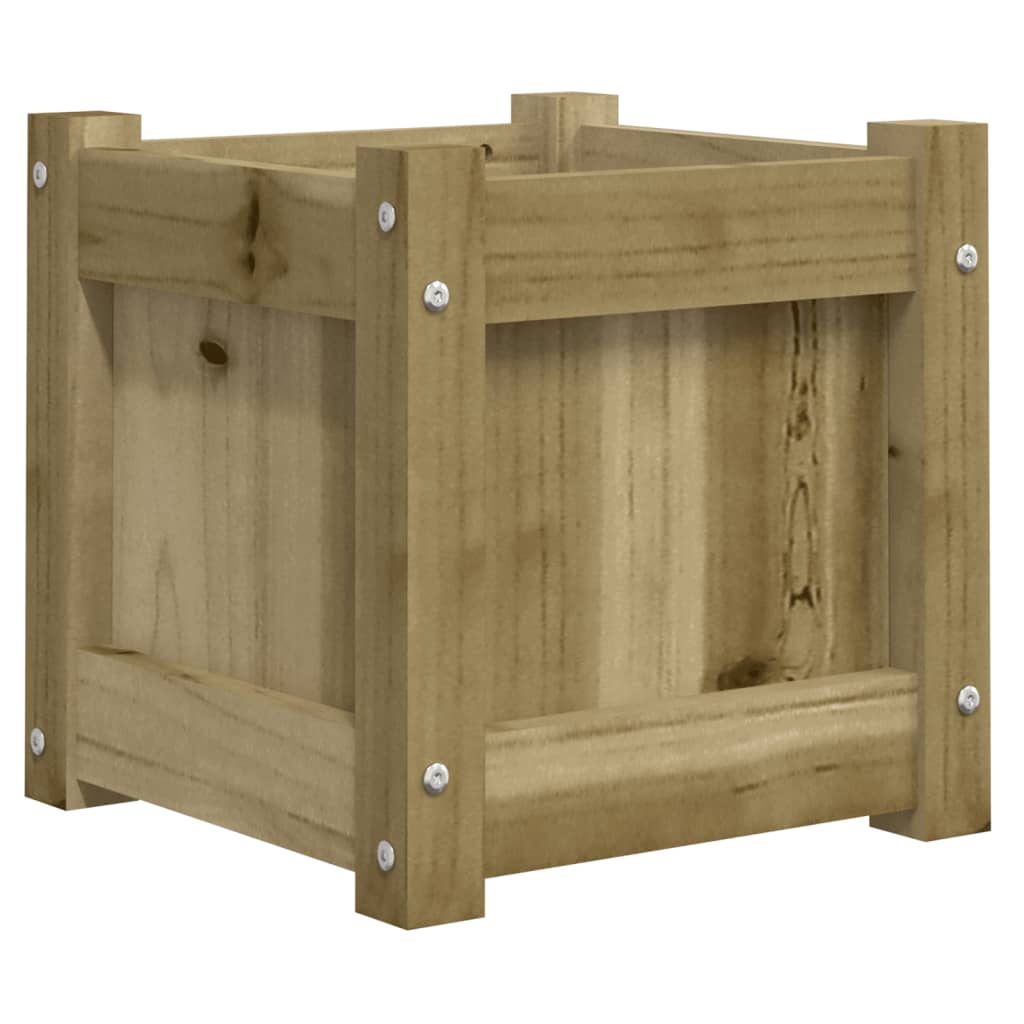Garden Planters Solid Wood Pine Natural impregnated
