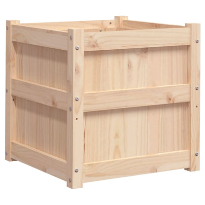 vidaXL Garden Planter 50x50x50 cm Solid Wood Pine 2