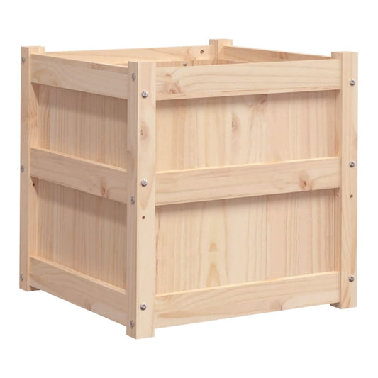 Garden Planters Solid Wood Pine Natural pine