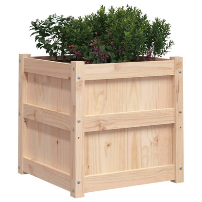 vidaXL Garden Planter 50x50x50 cm Solid Wood Pine 4