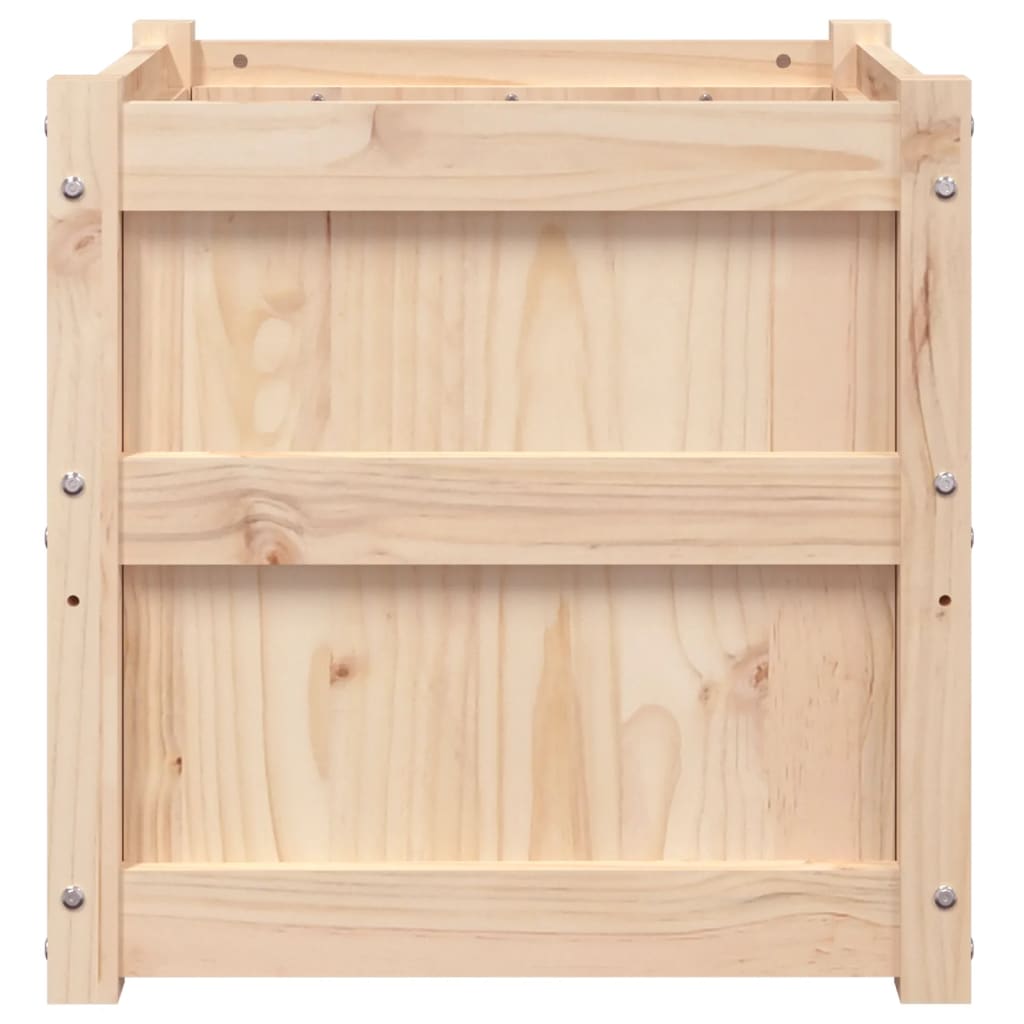 vidaXL Garden Planter 50x50x50 cm Solid Wood Pine 5