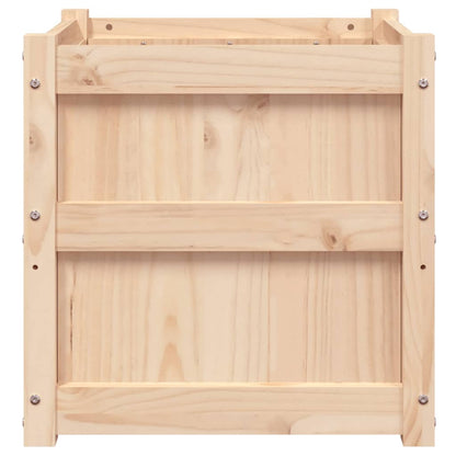vidaXL Garden Planter 50x50x50 cm Solid Wood Pine 6