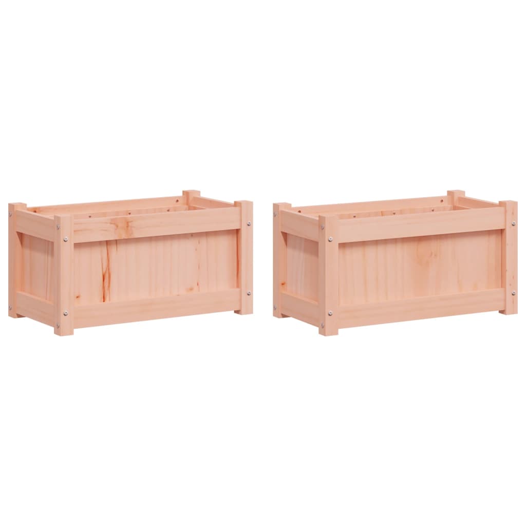 vidaXL Garden Planters 2 pcs Solid Wood Douglas 2