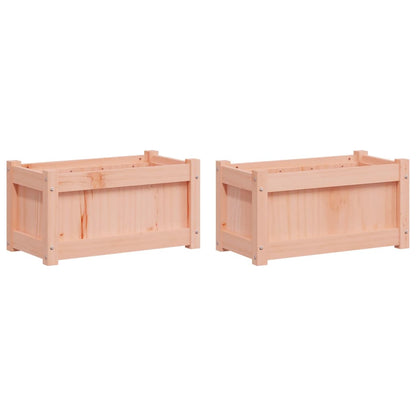 vidaXL Garden Planters 2 pcs Solid Wood Douglas 2